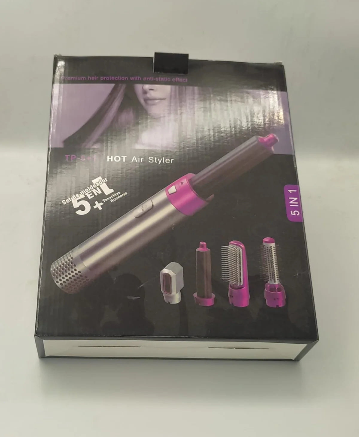 5-in-1 Hot Air Brush – Hair Dryer, Volumizer, Styler & Smoothing Brush