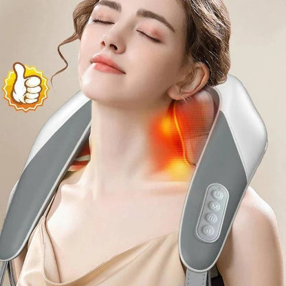 3D Kneading Massage Pillow – Electric Neck, Shoulder & Back Massager