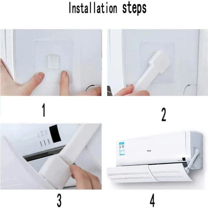 Adjustable Air Conditioner Shield – Universal AC Wind Deflector & Airflow Guard