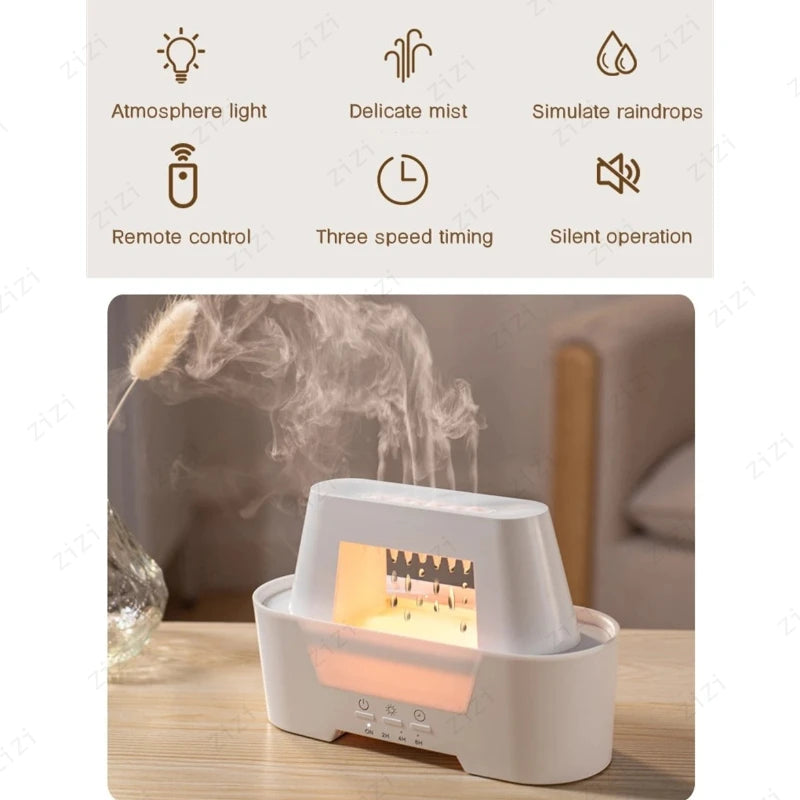 Rain Cloud Aromatherapy Diffuser with Colorful LED Light