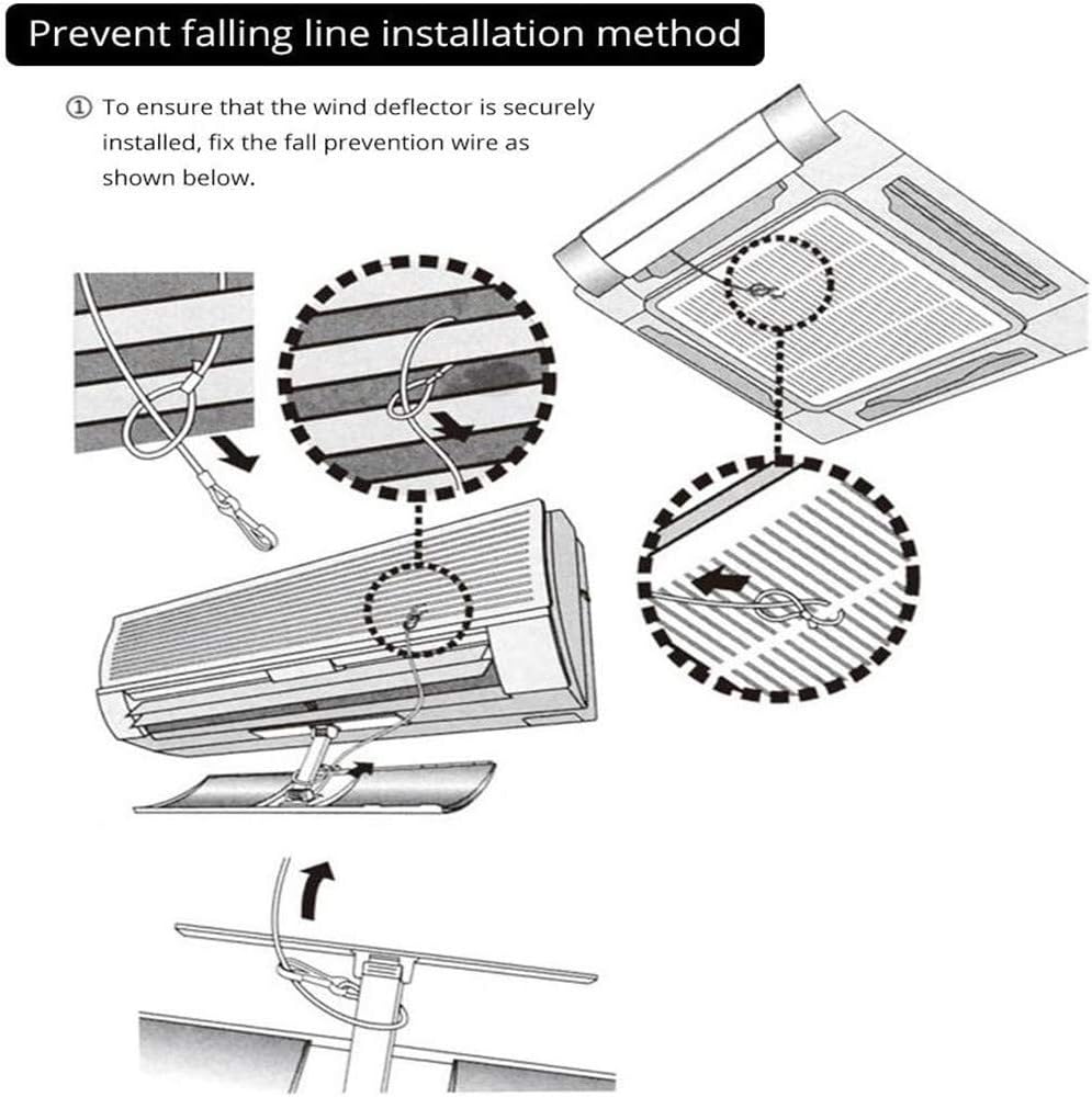 Adjustable Air Conditioner Shield – Universal AC Wind Deflector & Airflow Guard