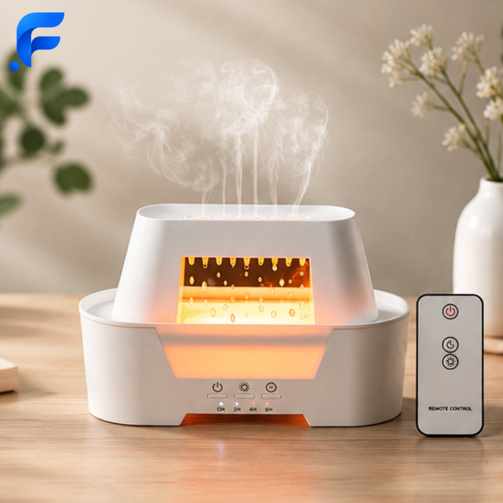 Rain Cloud Aromatherapy Diffuser with Colorful LED Light