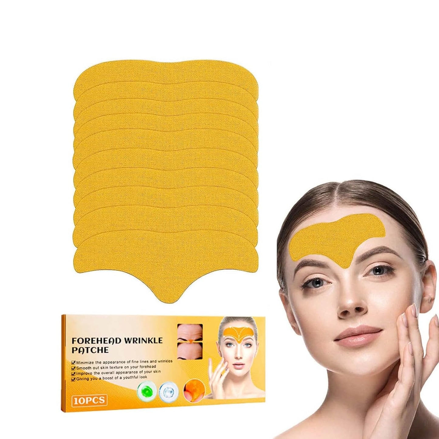 Woman Forehead Smooth Wrinkle Patches