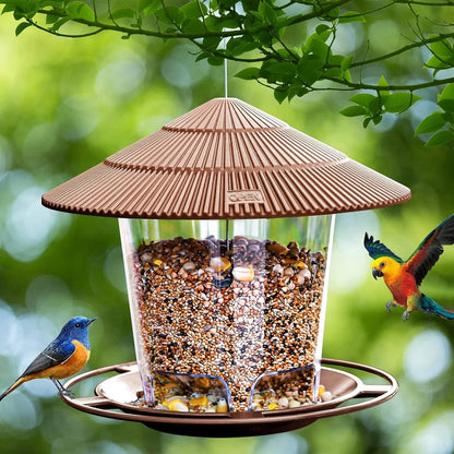 Bird Feeder – Hanging Outdoor Bird Feeder for Garden, Balcony & Yard
