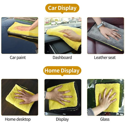 Double-Sided Microfiber Cleaning Cloth – Pack of 2