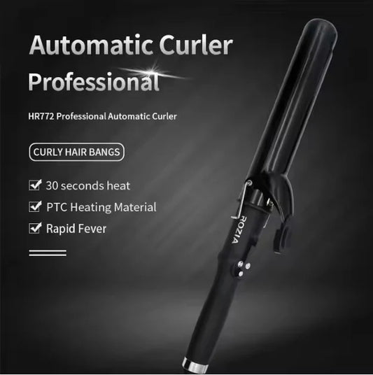 Automatic Hair Curling Iron – Cordless Rotating Hair Curler for Effortless Waves & Curls