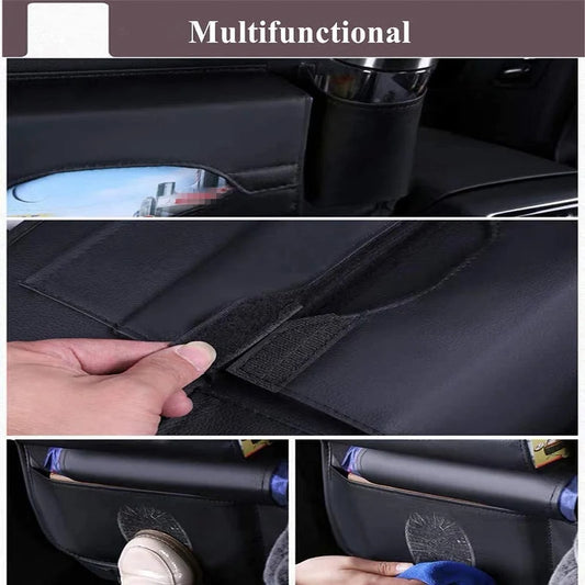 Car Seatback Organizer – Multi-Pocket Backseat Storage Bag for Travel, Kids & Family Essentials