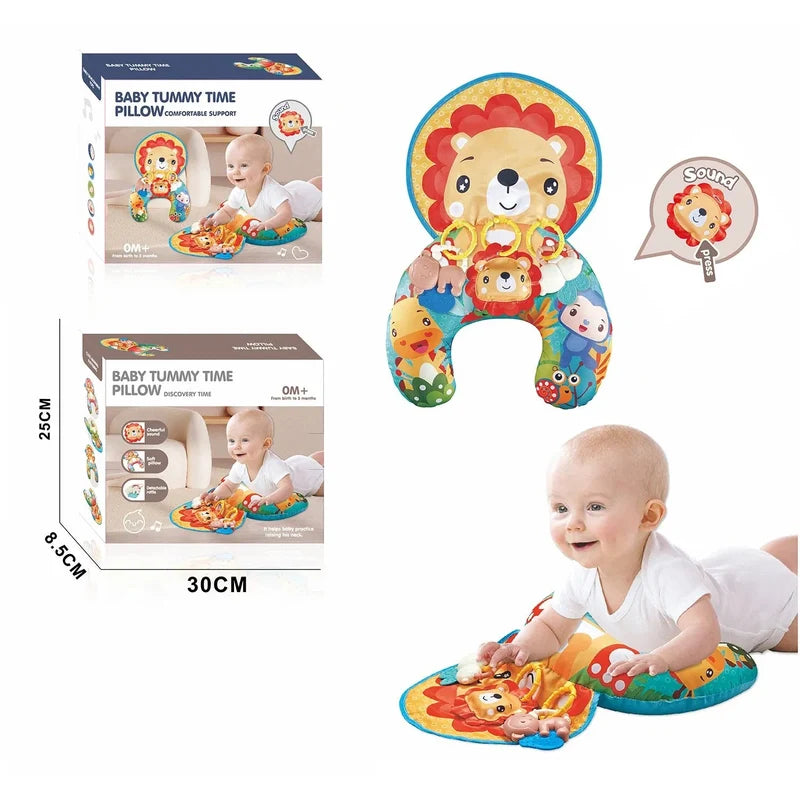 Cartoon Baby Pillow – Soft Plush Sleep & Support Cushion