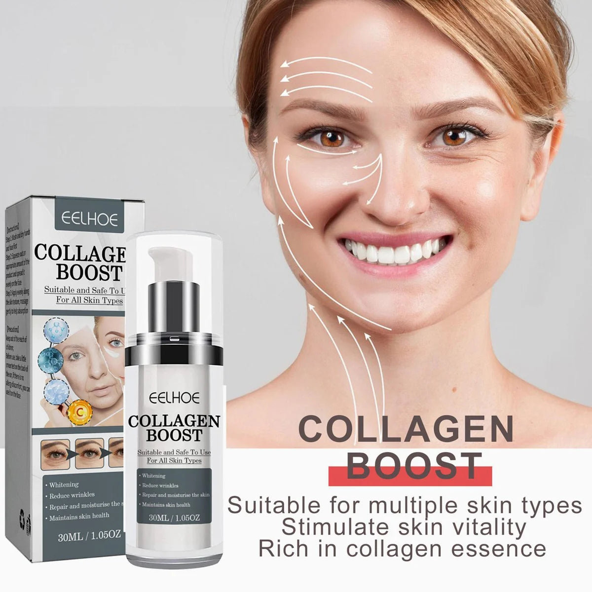 Collagen Anti-Wrinkle Cream – Skin Tightening & Firming Facial Moisturizer