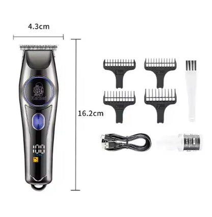 Cordless Men’s Hair & Beard Trimmer – Rechargeable Electric Grooming & Precision Clipper