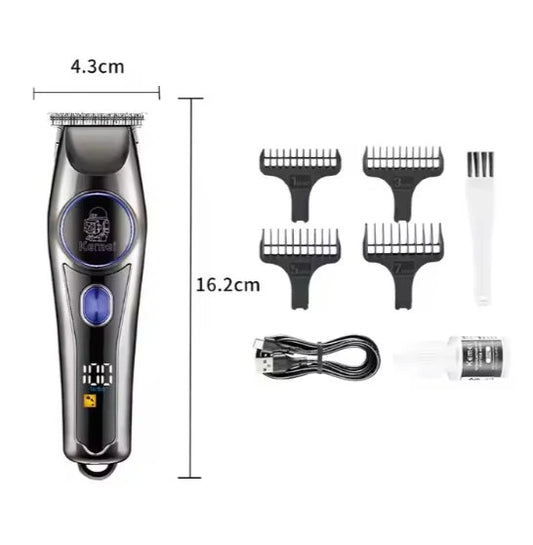Cordless Men’s Hair & Beard Trimmer – Rechargeable Electric Grooming & Precision Clipper