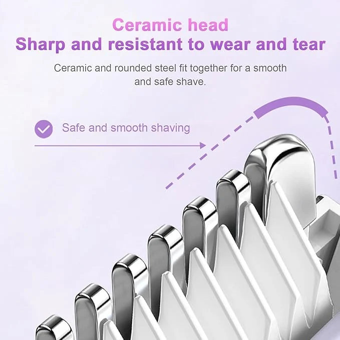 Double Head Electric Shaver | Close & Smooth Rechargeable Razor