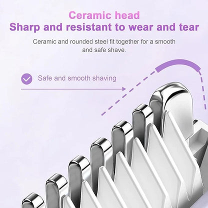Double Head Electric Shaver | Close & Smooth Rechargeable Razor