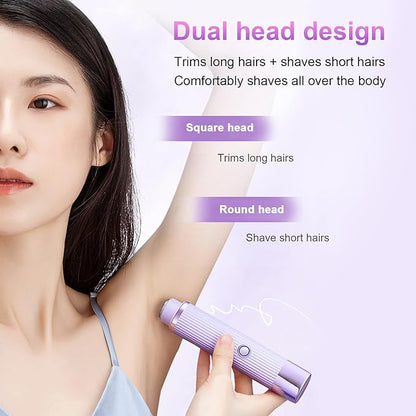 Double Head Electric Shaver | Close & Smooth Rechargeable Razor