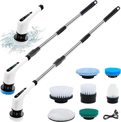 Electric Cleaning Brush – 5-in-1 Cordless Power Scrubber for Kitchen, Bathroom & Home
