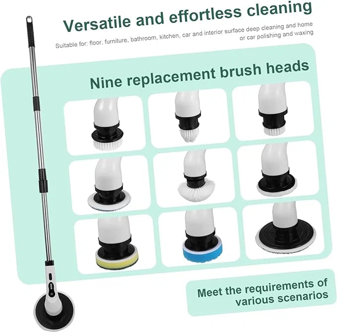 Electric Cleaning Brush – 5-in-1 Cordless Power Scrubber for Kitchen, Bathroom & Home