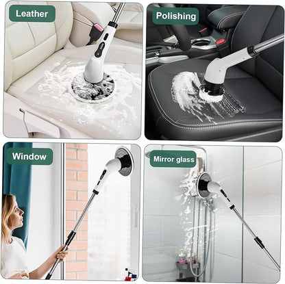 Electric Cleaning Brush – 5-in-1 Cordless Power Scrubber for Kitchen, Bathroom & Home