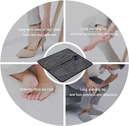 EMS Foot Massager Mat – Electric Foot Massage & Relaxation Pad for Home