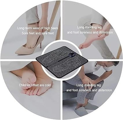 EMS Foot Massager Mat – Electric Foot Massage & Relaxation Pad for Home