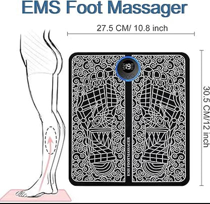 EMS Foot Massager Mat – Electric Foot Massage & Relaxation Pad for Home