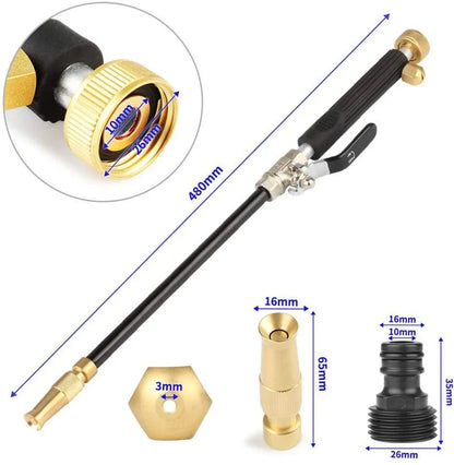High Pressure Adjustable Garden Hose Nozzle – Car Wash Gun