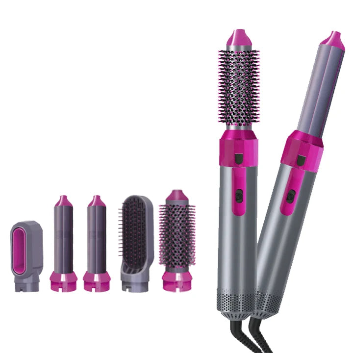 5-in-1 Hot Air Brush – Hair Dryer, Volumizer, Styler & Smoothing Brush