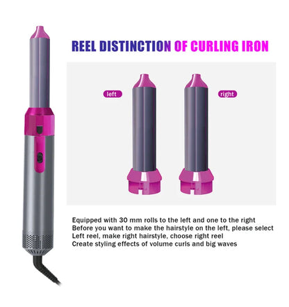 5-in-1 Hot Air Brush – Hair Dryer, Volumizer, Styler & Smoothing Brush