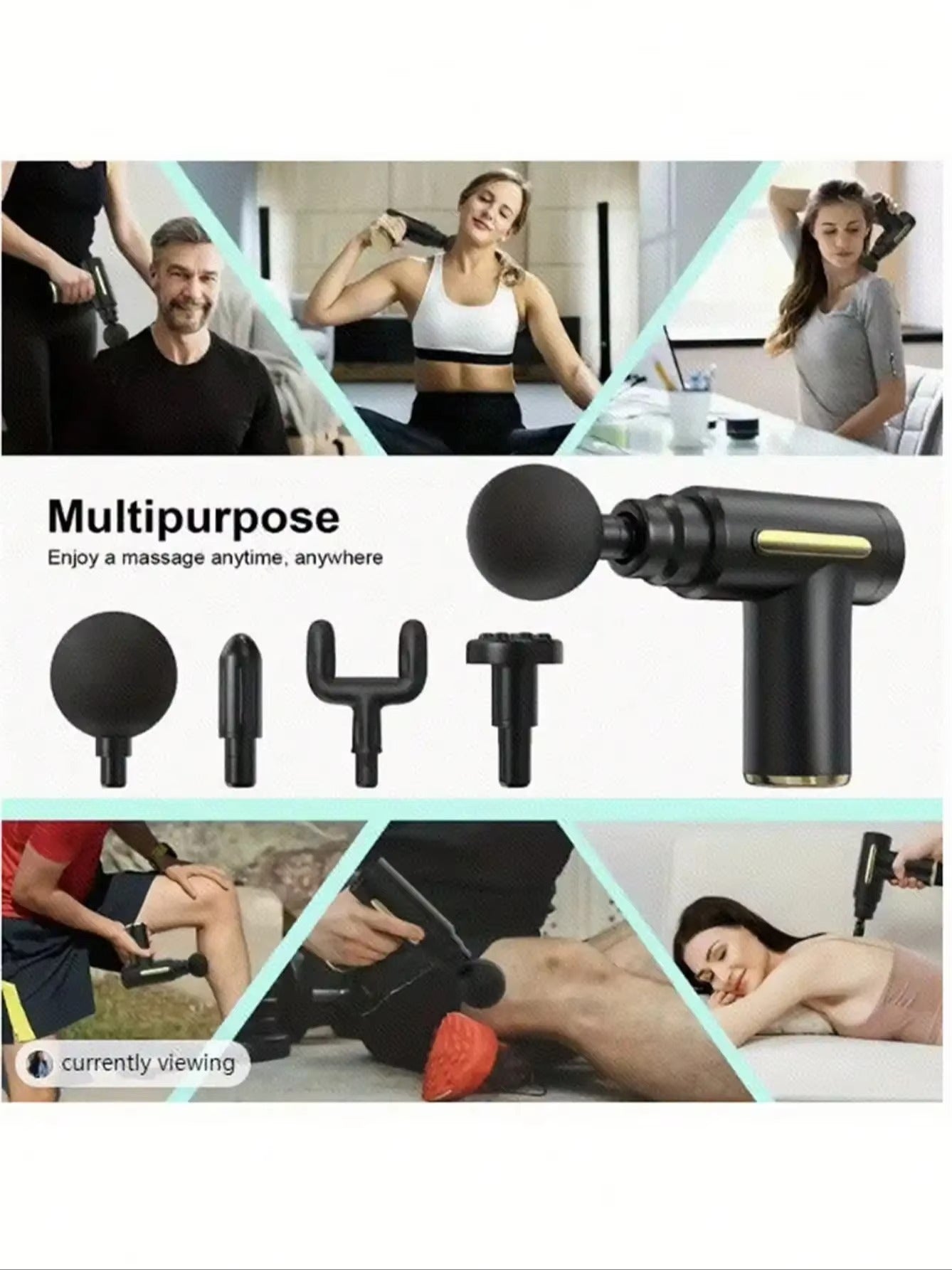 Muscle Massage Gun with 4 Heads FH-820