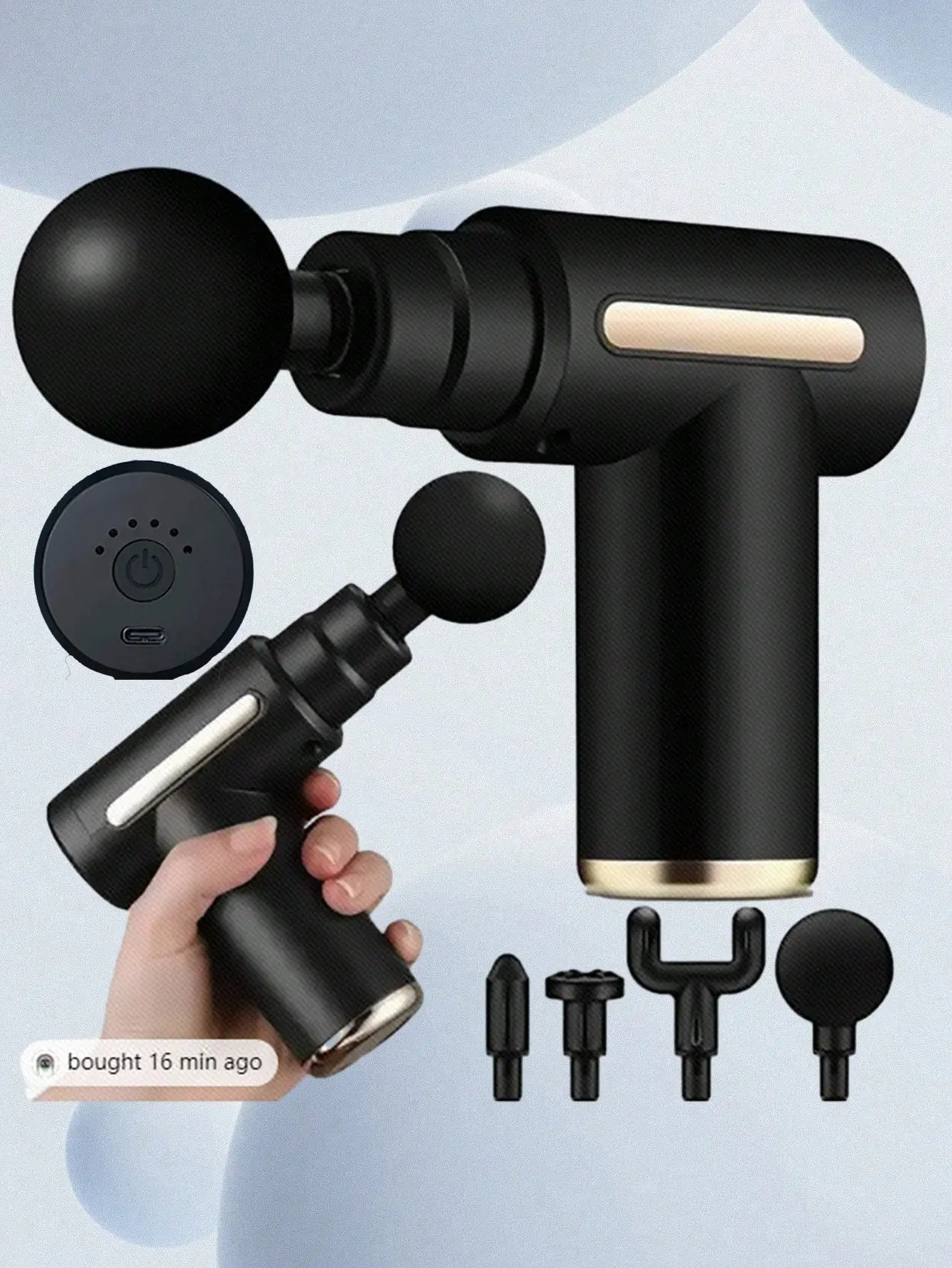 Muscle Massage Gun with 4 Heads FH-820