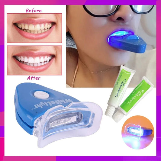 LED Teeth Whitening System – At-Home Teeth Whitening Kit for a Brighter Smile