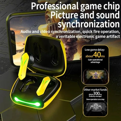 Wireless Gaming Earbuds – Low Latency Bluetooth Earphones with Clear Sound & Mic