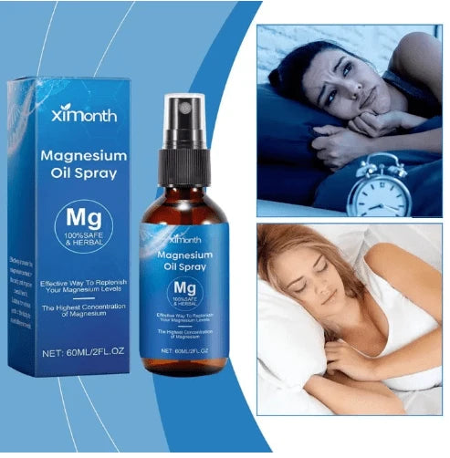 Ximonth Magnesium Oil Spray – Fast-Absorbing Magnesium Body Spray for Muscle Relaxation, Recovery & Everyday Wellness